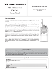 Vertex Standard Vx 261 Manuals Manualslib