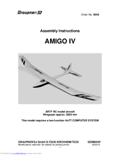 Graupner AMIGO IV Assembly Instructions Manual