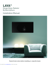 WarmlyYours LAVA Series Installation Manual