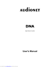 Audionet DNA User Manual