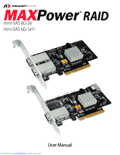 NewerTech MAXPower mini-SAS 6G-1e1i User Manual