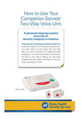 ADT CS-6000 How To Use Manual