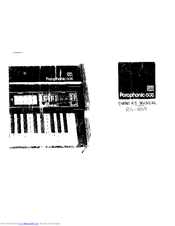 Roland Paraphonic-505 Owner's Manual