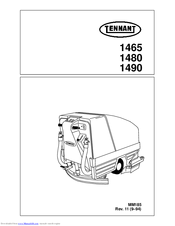 Tennant 1490 Operator's Manual