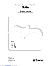 Savio GAIA 428 S Service Manual