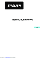 JUKI MB-1377 Instruction Manual