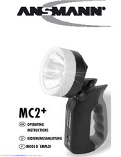 ANSMANN MC2+ Operating Instructions Manual