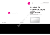 LG RU-42PZ90 - Stand For 42 Inch Plasma EDTV Monitor Service Manual