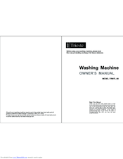 Trieste TRWTL-80 Owner's Manual