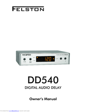 Felston DD540 Owner's Manual