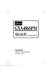 EPOX GXA486SPM Manual