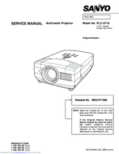 Sanyo PLC-XT10 Service Manual