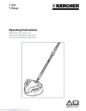 Kärcher T 250 T-Racer Operating Instructions Manual