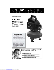 PowerPro Technology 22010 Operator's Manual