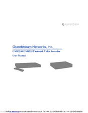 Grandstream Networks GVR3552 User Manual