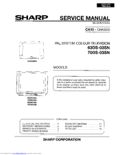 Sharp 63DS03SN Service Manual