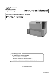 Digital Identification Solutions DCP360i Instruction Manual