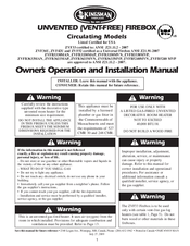 Kingsman ZVF42U Owner's Operation And Installation Manual