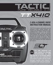 Tactic TTX410 Instruction Manual
