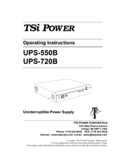 TSi Power UPS-720B Operating Instructions Manual