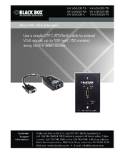 Black Box VX-VGA520-K Manual