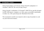ENERGY SISTEM Xsounnd 1000 TTS User Manual
