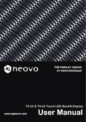 AGneovo TX-32 User Manual