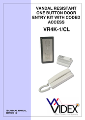 Videx VR4K-1/CL Technical Manual