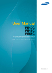 Samsung PE46C User Manual