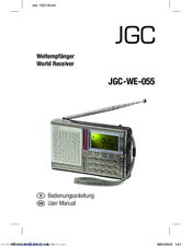 JGC WE-055 User Manual