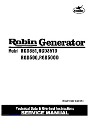 Robin RGD351 Service Manual