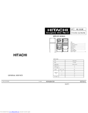 Hitachi R-T310ERU1 Service Manual