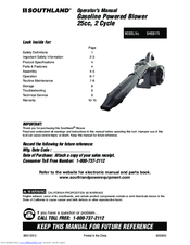 Southland SHB25170 Operator's Manual
