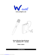 W Audio TP - 100 User Manual