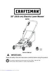 Craftsman 35751 Owner's Manual