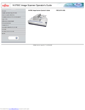 Fujitsu fi 5750C - Document Scanner Operator's Manual