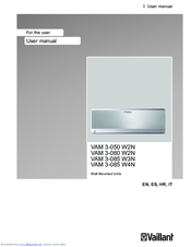Vaillant VAM 3-050 W2N User Manual