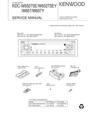 Kenwood KDC-W657Y Service Manual