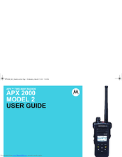 Motorola APX 2000 2 User Manual