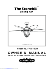 Fanimation Stonehill FP7953CH Owner's Manual