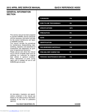 Subaru April BRZ Service Manual