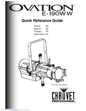 Chauvet OVATION E-190WW Quick Reference Manual