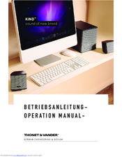 Thonet & Vander KIND Operation Manual