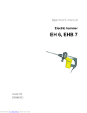 Wacker Neuson EHB 7 Operator's Manual