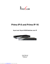 PROSUM Prima IP-8 User Manual