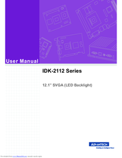 Advantech IDK-2112 Series User Manual