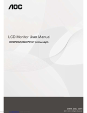 AOC I2272PWHUT User Manual