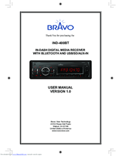 Bravo IND-400BT User Manual