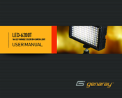 Genaray LED-6200T User Manual