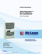 McLean Cooling Technology SPECTRACOOL G28 1-Phase Instruction Manual